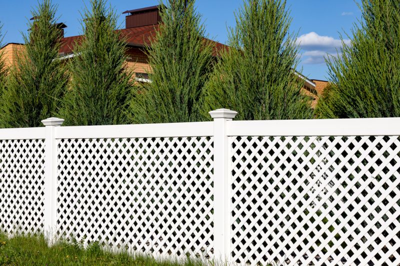 Pvc Lattice Fence Installation in South Houston, TX