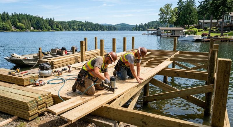 Pond Dock Construction in Olathe, KS